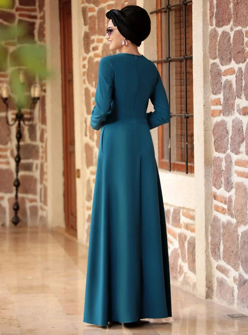 Long Sleeve Maxi Dresses Turkey  Long Full Sleeve Dress Turkish