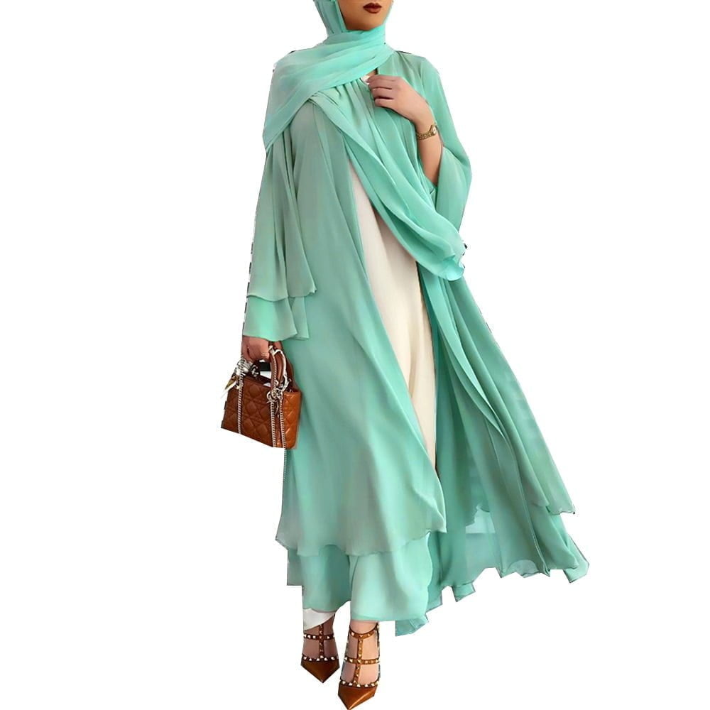 Pea green add hijab