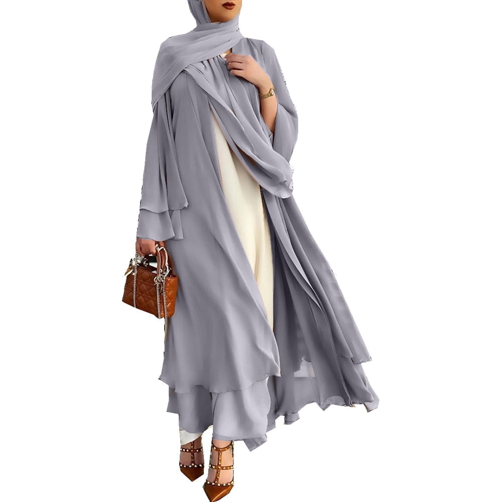 gray with hijab