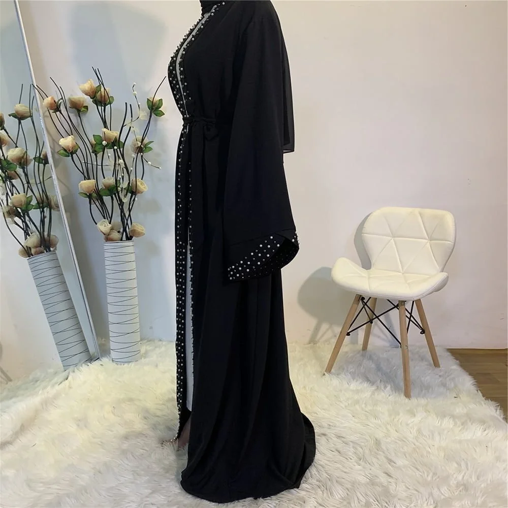 Modern Open Abaya Turkish Fashion Hijab Dress - I Shop Turkey