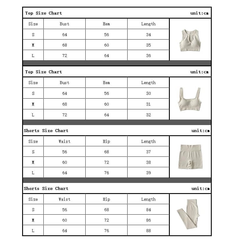 Seamless Yoga Set Ribbed Workout Outfits for Women 2/4 Piece Sport Bra High Waist Shorts Yoga Leggings Sets Fitness Gym Clothing