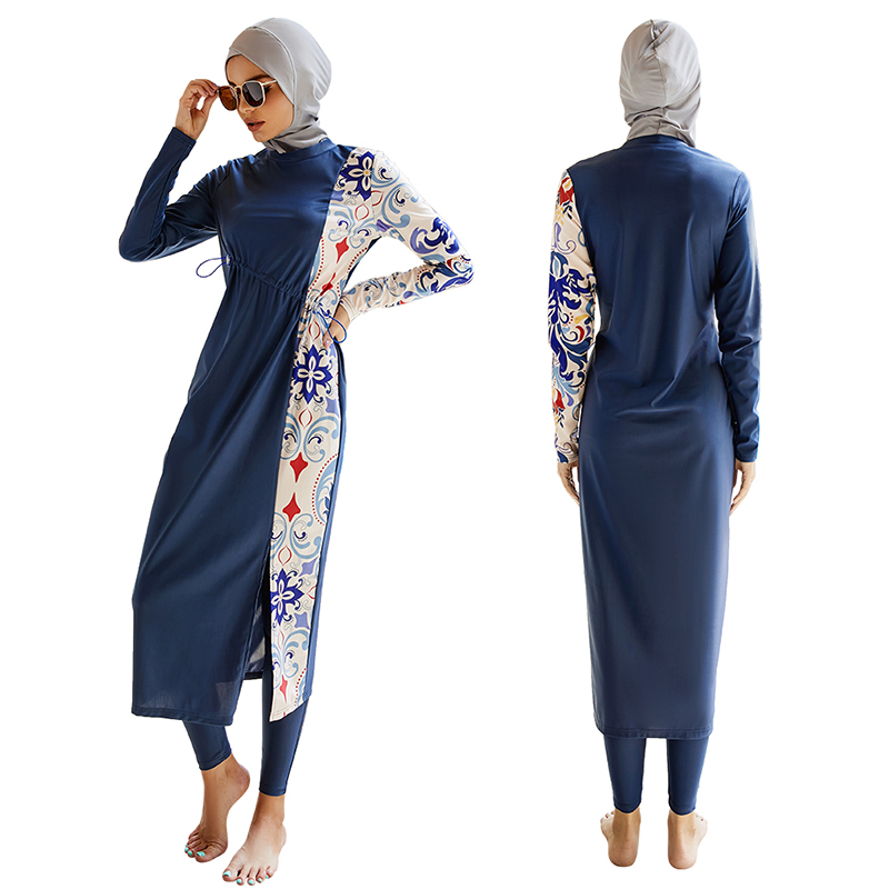New Burkini Muslim Swimwear 2023 Femme Musulmane Islamic Mujer Clothing  Swimming Suit Modest Swimsuits Beach Cover Ups For Women - Muslim Swimwears  - AliExpress