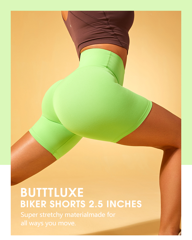 CRZ YOGA Women's Yoga High Rise Butterluxe Long Biker Shorts 10