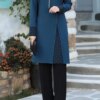 2024 Dubai Abayas Ramadan Robe Two Piece Abaya Set Muslim Fashion Islamic Clothing for Muslim Women Turkish Dresses Prayer Dress - Image 5