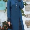 2024 Dubai Abayas Ramadan Robe Two Piece Abaya Set Muslim Fashion Islamic Clothing for Muslim Women Turkish Dresses Prayer Dress - Image 2