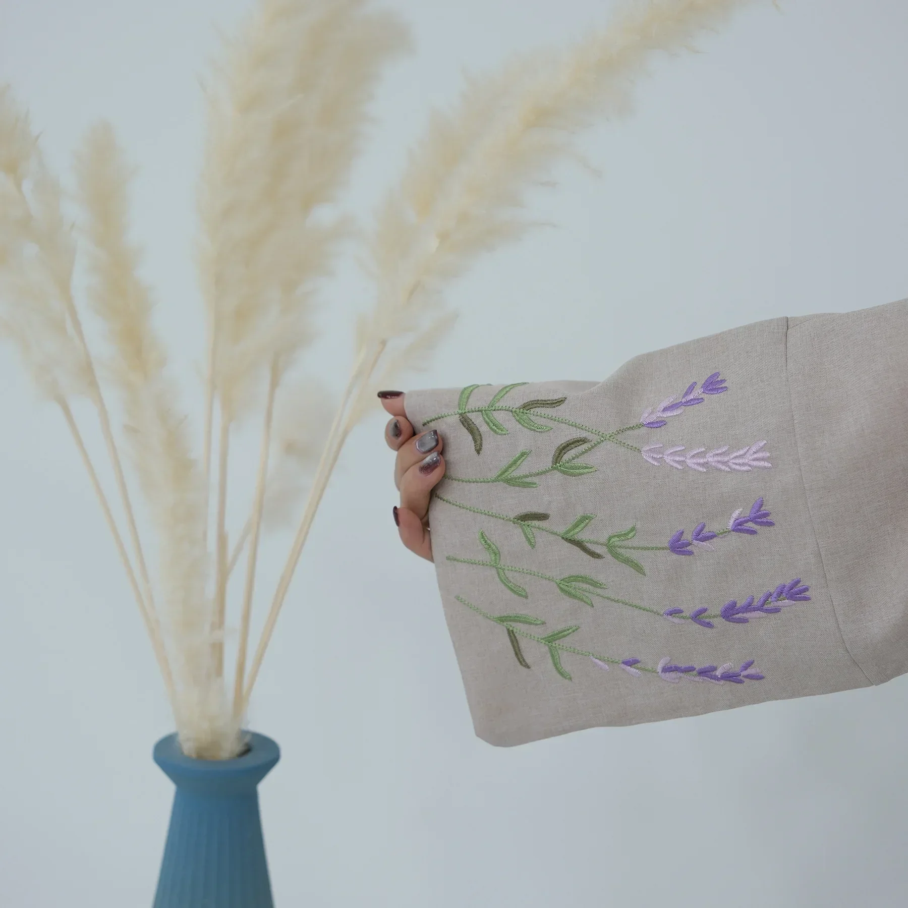 Embroidered Cotton Linen Abaya for Women Muslim Casual Closed Abayas Dubai Turkish Hijab Dress Ramadan Islamic Clothing Kaftan Embroidered Cotton Linen Abaya for Women Muslim Casual Closed Abayas Dubai Turkish Hijab Dress Ramadan Islamic Clothing Kaftan