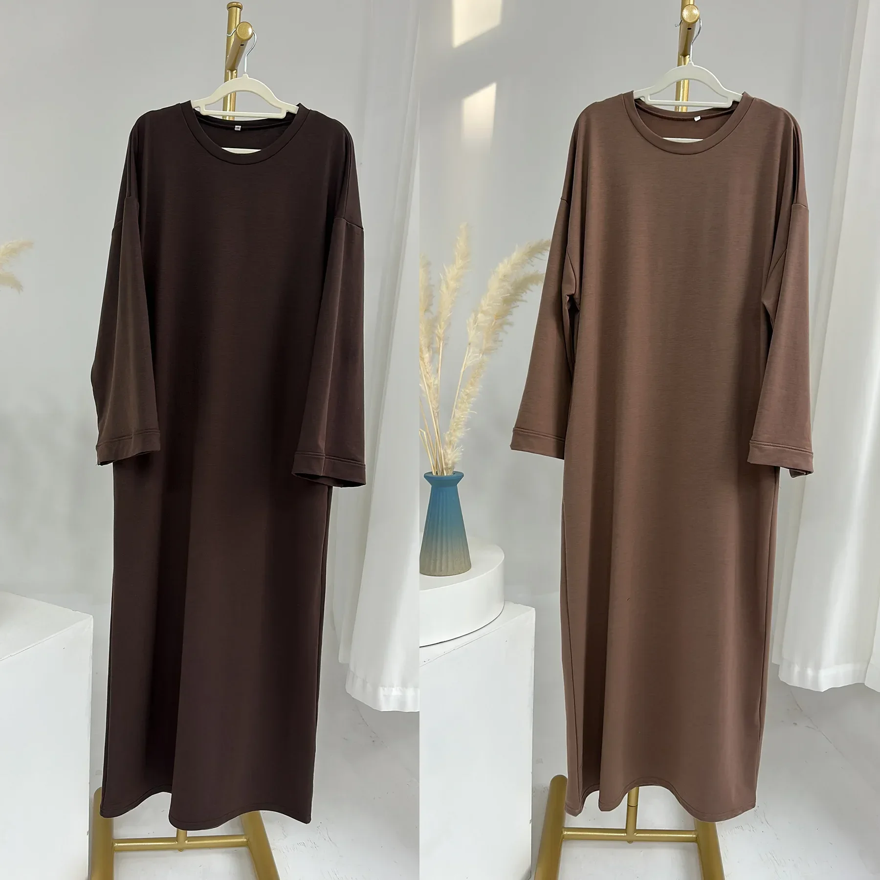 Sweatshirt Abaya Long Dress Women Muslim Daily Wear Plain Simple Islamic Clothing Ramadan Dubai Turkey Casual Hijab Robe Outfits Sweatshirt Abaya Long Dress Women Muslim Daily Wear Plain Simple Islamic Clothing Ramadan Dubai Turkey Casual Hijab Robe Outfits