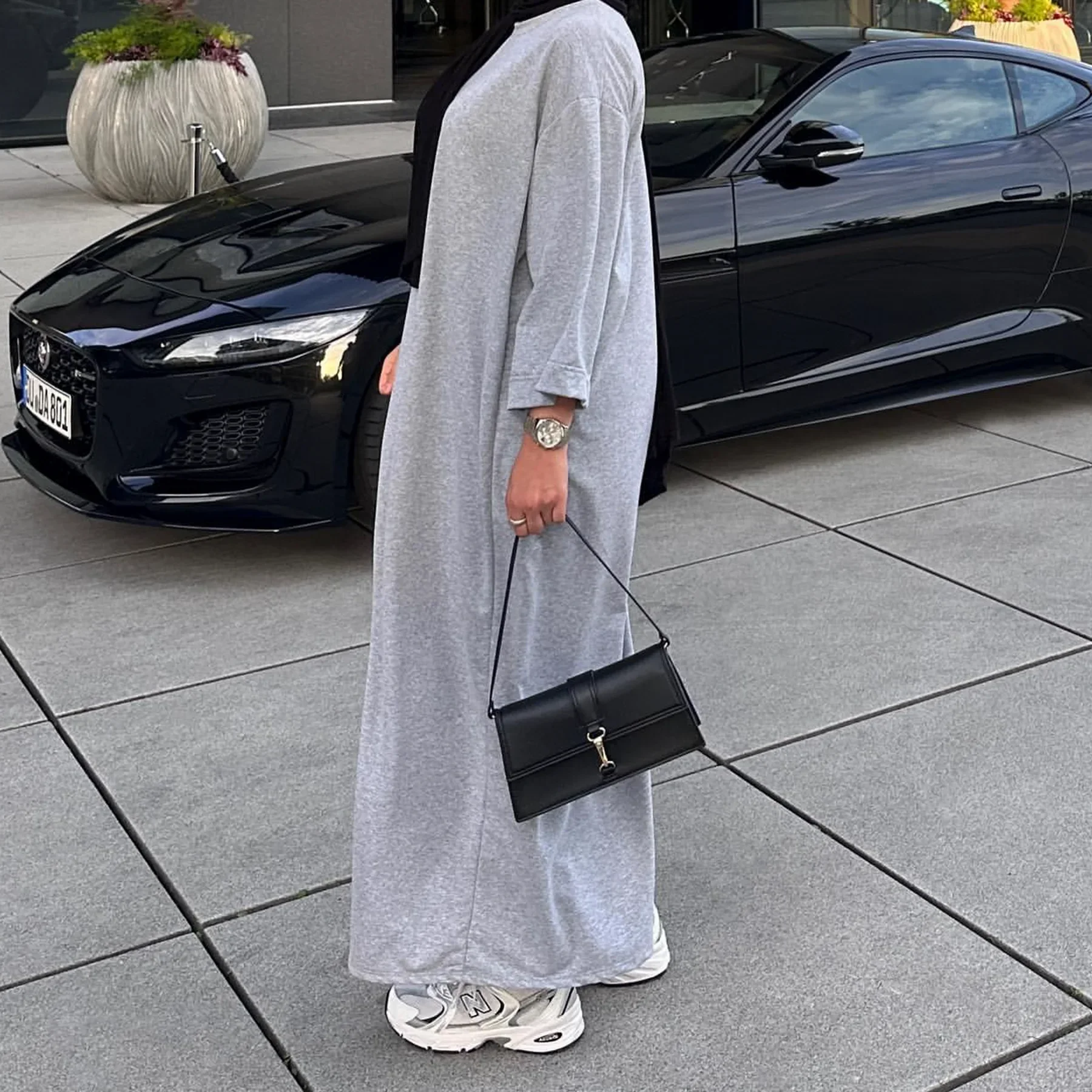 Sweatshirt Abaya Long Dress Women Muslim Daily Wear Plain Simple Islamic Clothing Ramadan Dubai Turkey Casual Hijab Robe Outfits Sweatshirt Abaya Long Dress Women Muslim Daily Wear Plain Simple Islamic Clothing Ramadan Dubai Turkey Casual Hijab Robe Outfits