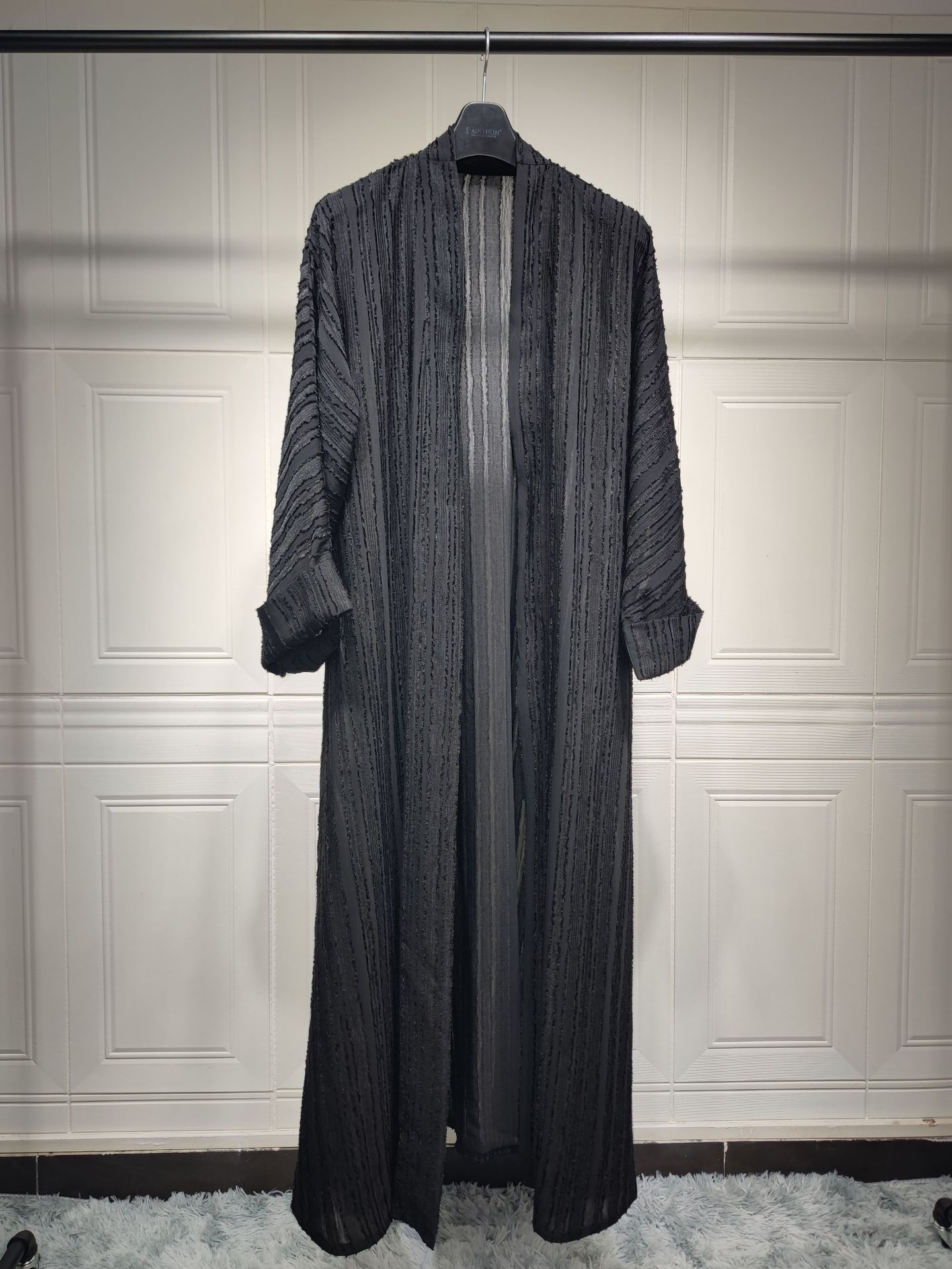Knit Cardigan Abaya Muslim Coat Women Open Abayas Dubai Islamic Fashion Clothes Ropa Arabe Turkish Tunic Kimono Femme Musulmane