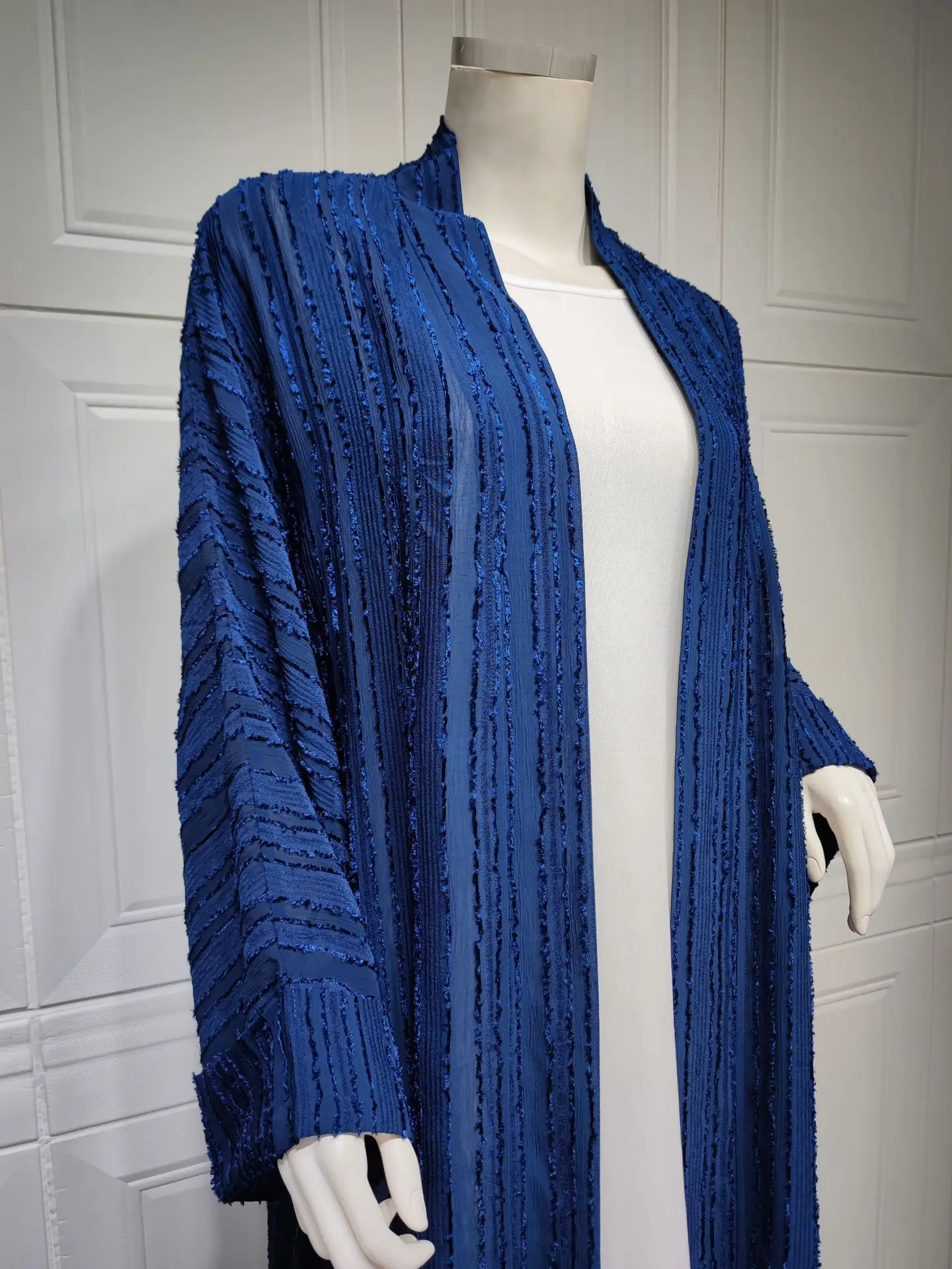 Knit Cardigan Abaya Muslim Coat Women Open Abayas Dubai Islamic Fashion Clothes Ropa Arabe Turkish Tunic Kimono Femme Musulmane