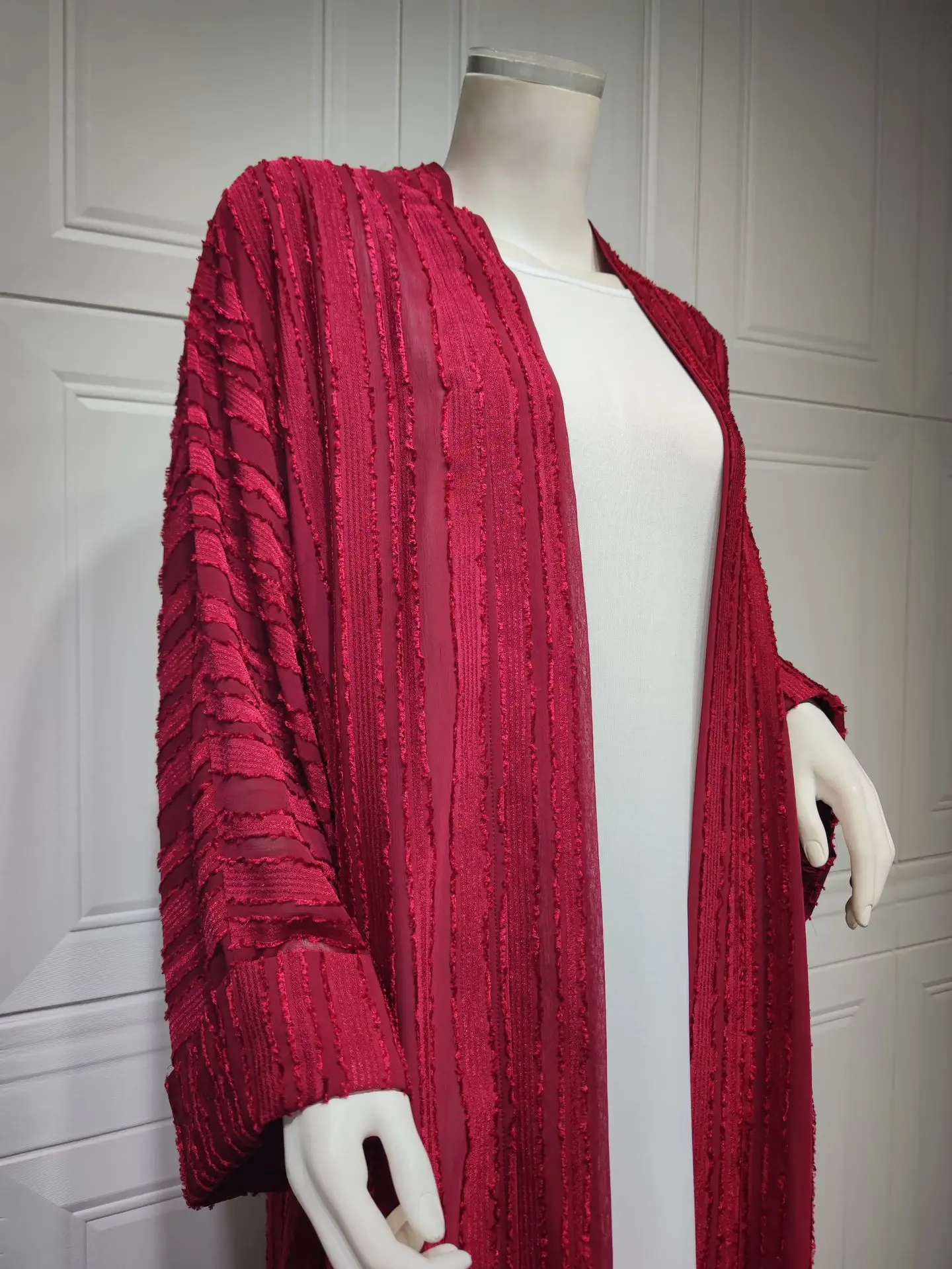 Knit Cardigan Abaya Muslim Coat Women Open Abayas Dubai Islamic Fashion Clothes Ropa Arabe Turkish Tunic Kimono Femme Musulmane