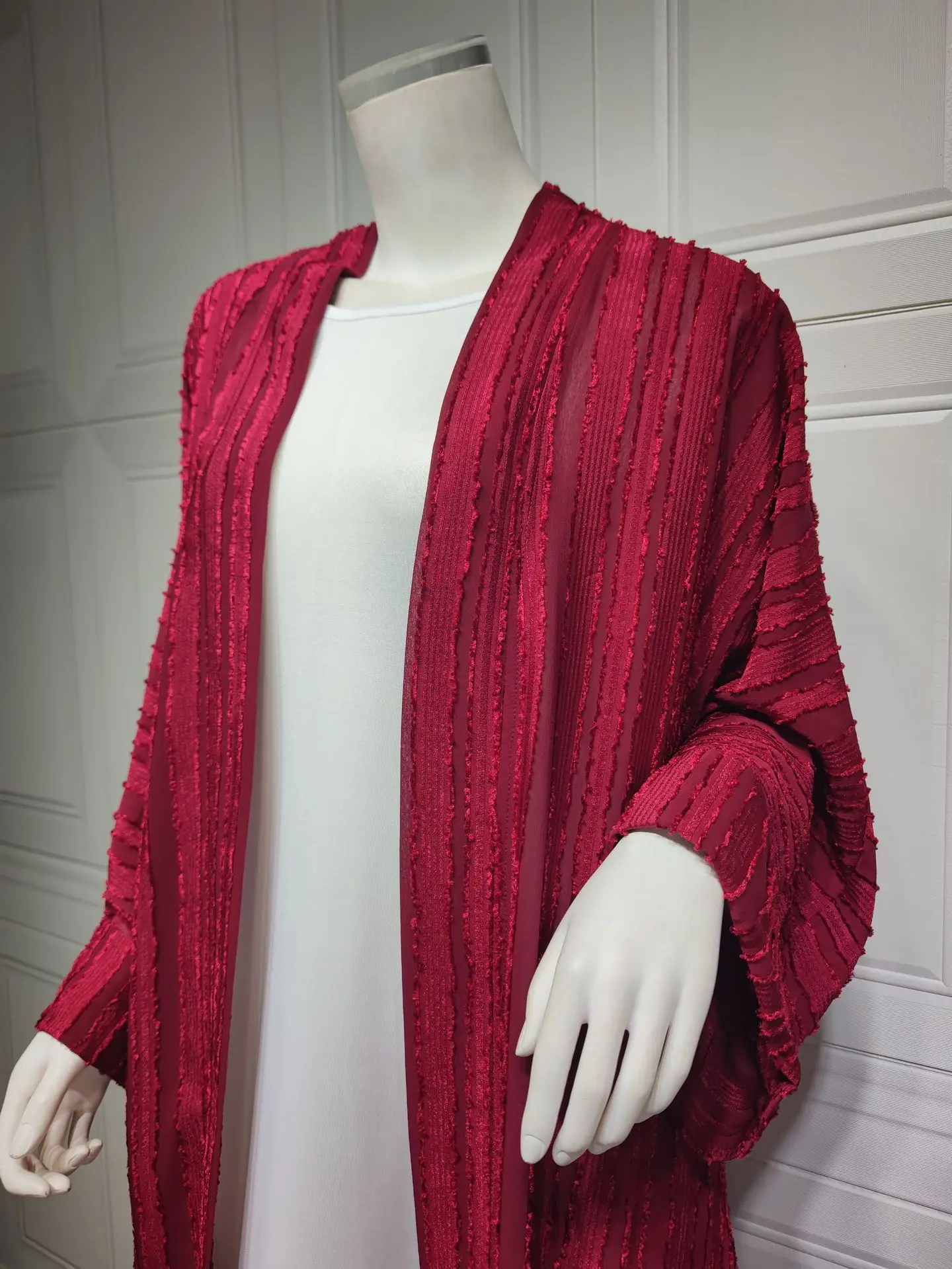 Knit Cardigan Abaya Muslim Coat Women Open Abayas Dubai Islamic Fashion Clothes Ropa Arabe Turkish Tunic Kimono Femme Musulmane