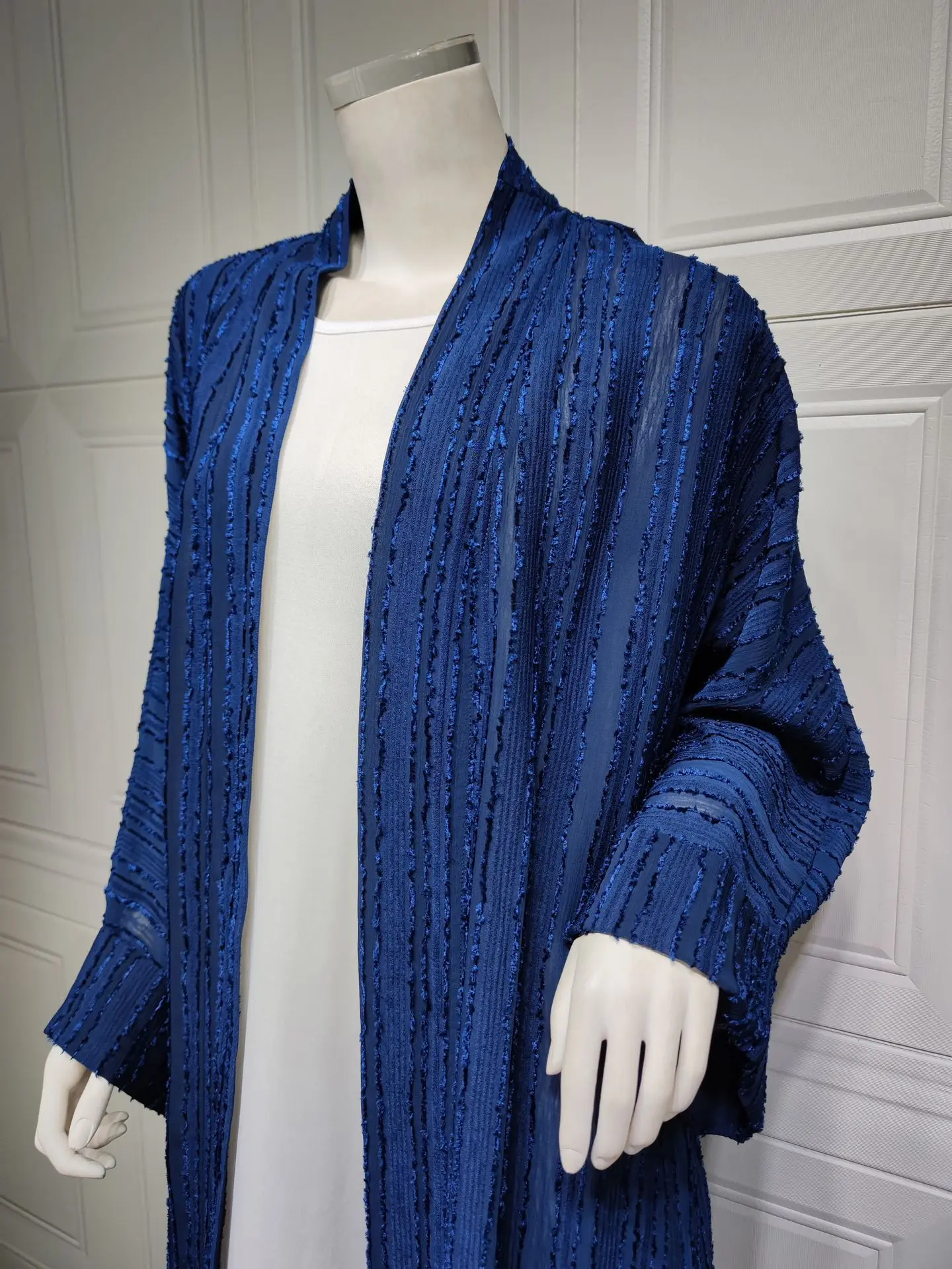 Knit Cardigan Abaya Muslim Coat Women Open Abayas Dubai Islamic Fashion Clothes Ropa Arabe Turkish Tunic Kimono Femme Musulmane